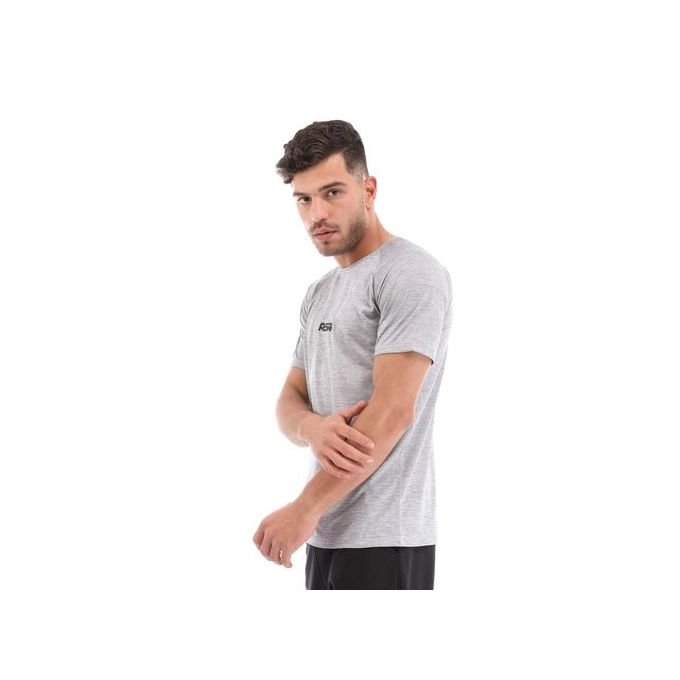 Caesar - Round Neck T-Shirt For Men Grey - Image 1