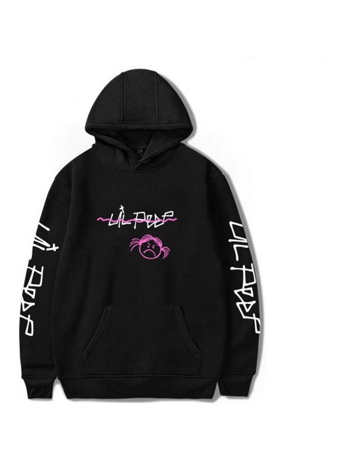 Round Neck Hoodies For Unisex Black