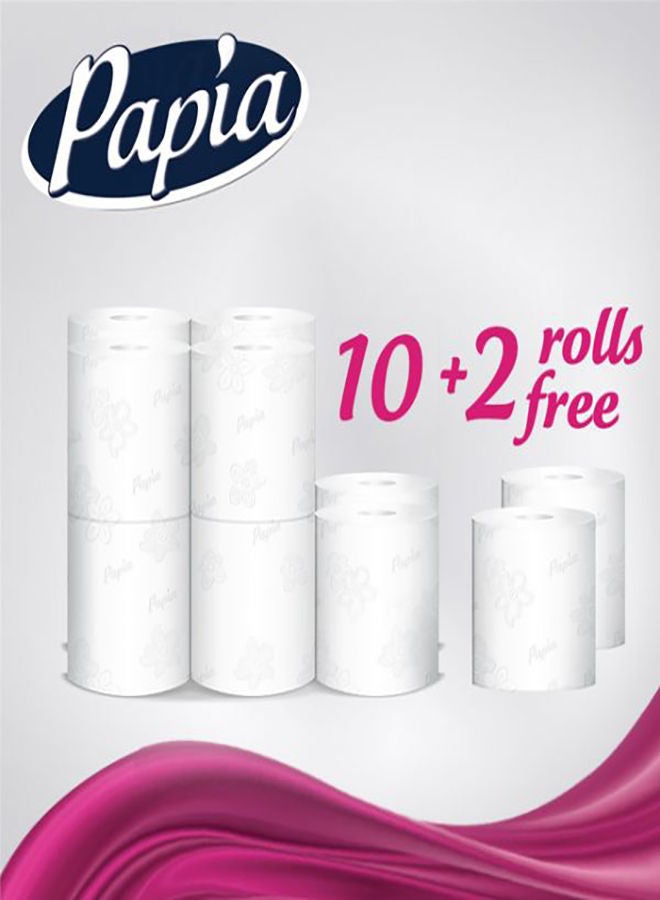 12-Piece Silky Softness Toilet Roll Set White - v1624543370/N29594579A_4