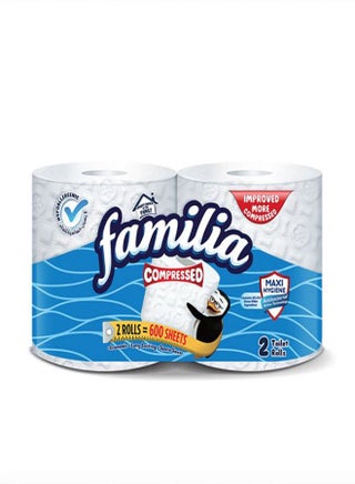 Toilet Rolls Compressed - 2 Roll White - v1624543371/N27727552A_1
