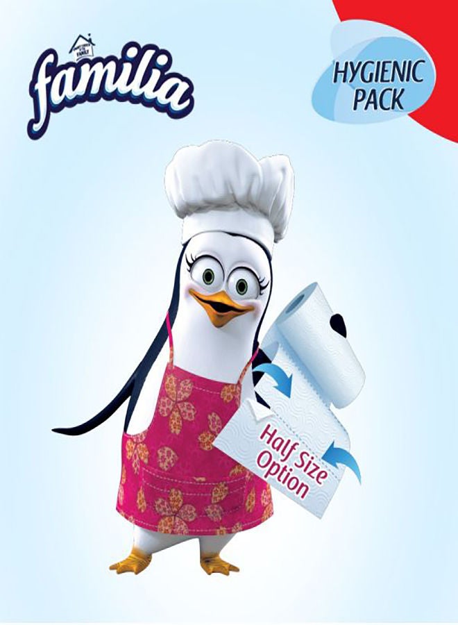 Familia - Kitchen Rolls Plus - 6 Roll 2 Ply White - Image 1