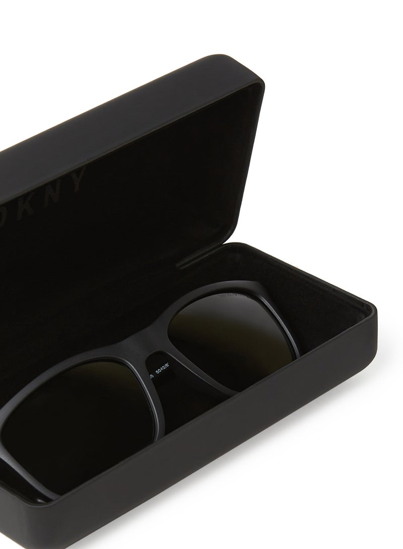 DKNY - Women's Full Rim ZYL Soft Tortoise Square  Sunglasses DK500S-240-5418 - Image 1