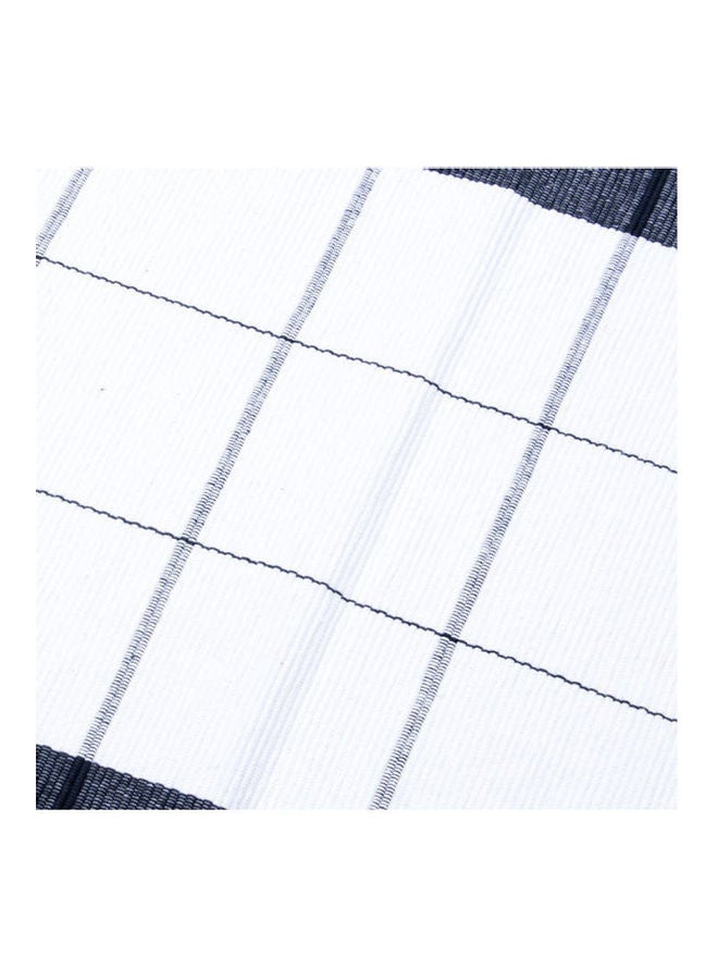 Dream Decor 2-Piece Block Pattern Kitchen Mat Black/White 33x48cm - Image 2