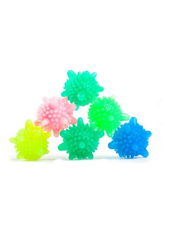 كوتيس مجفف غسيل قابل لإعادة الاستخدام من 6 قطع متعدد الألوان 4.5سم - Image 1