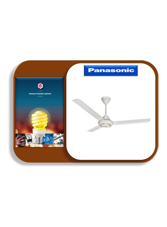 Panasonic - Simple Ceiling Fan 62.0 W F-56 XZ2 White - Image 1