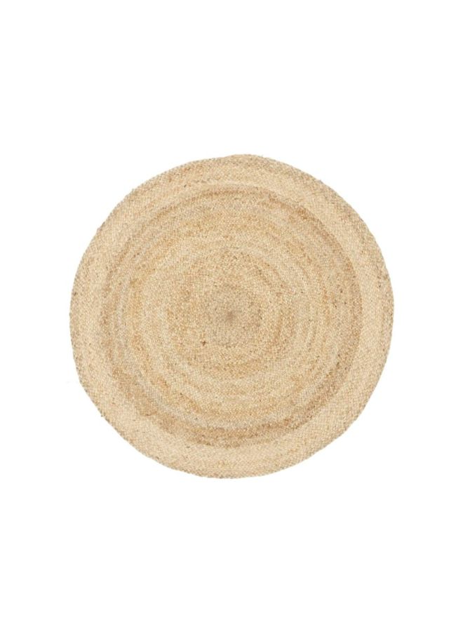 هوم بوكس - سجادة جوت مضفرة يدويًا من ناتورا - 120 سم بني 120x120سم - Image 1