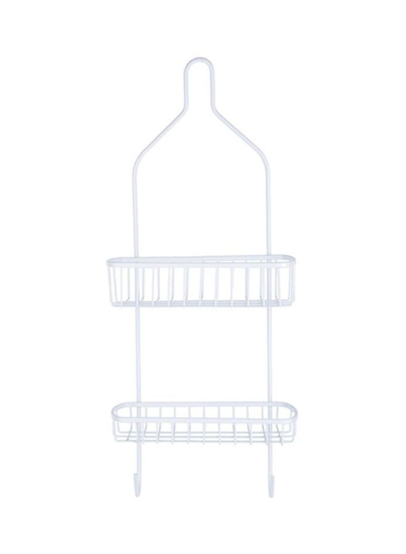 Home Box Dan Hanging Shower Caddy White 53.5x9.5x22cm  - Image 1