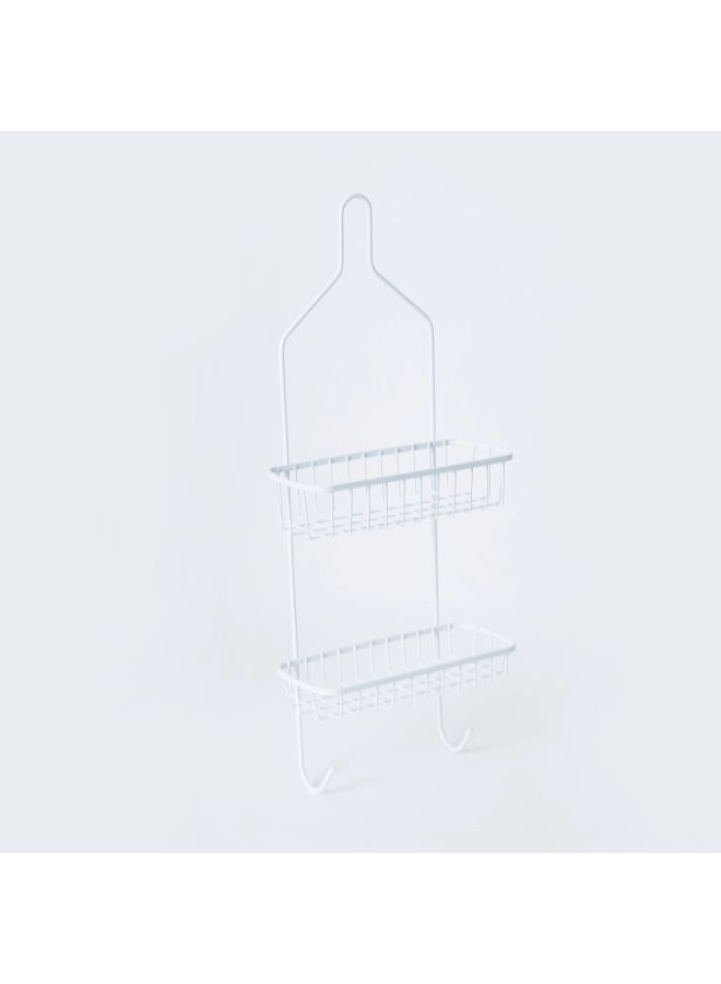 Home Box Dan Hanging Shower Caddy White 53.5x9.5x22cm  - Image 2