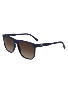 LACOSTE Men's Full-Rim Injected Modified Rectangle Sunglasses - Lens Size: 57 mm  - Image 2