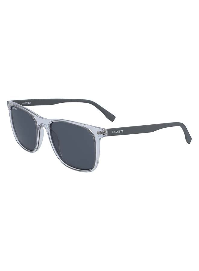 Men's Full Rimmed Modified Rectangular Frame Sunglasses - Lens Size: 55 mm