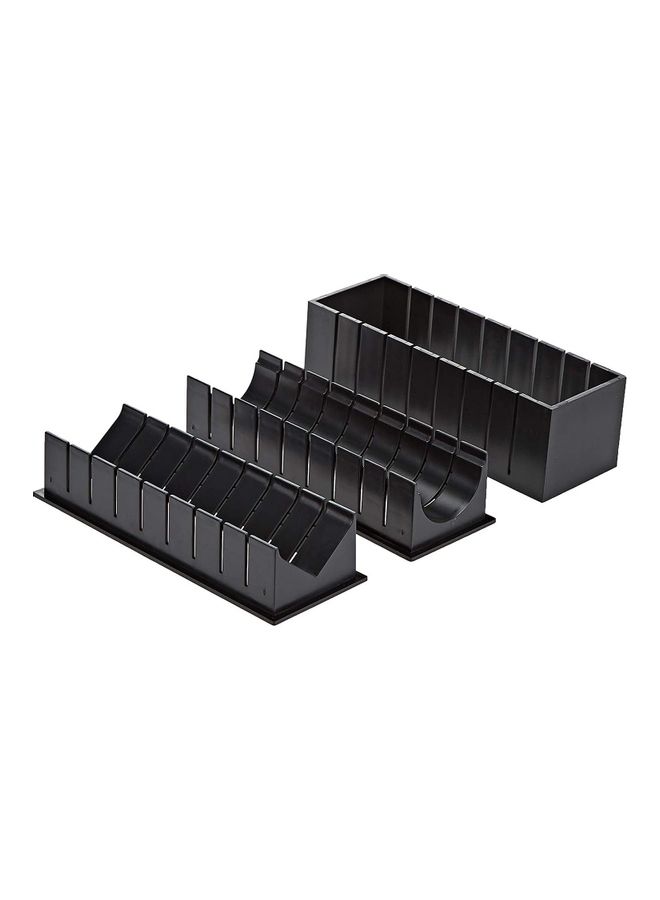 XiuWoo 11-Piece Sushi Maker DIY with Utensil Set Black One Size - Image 2