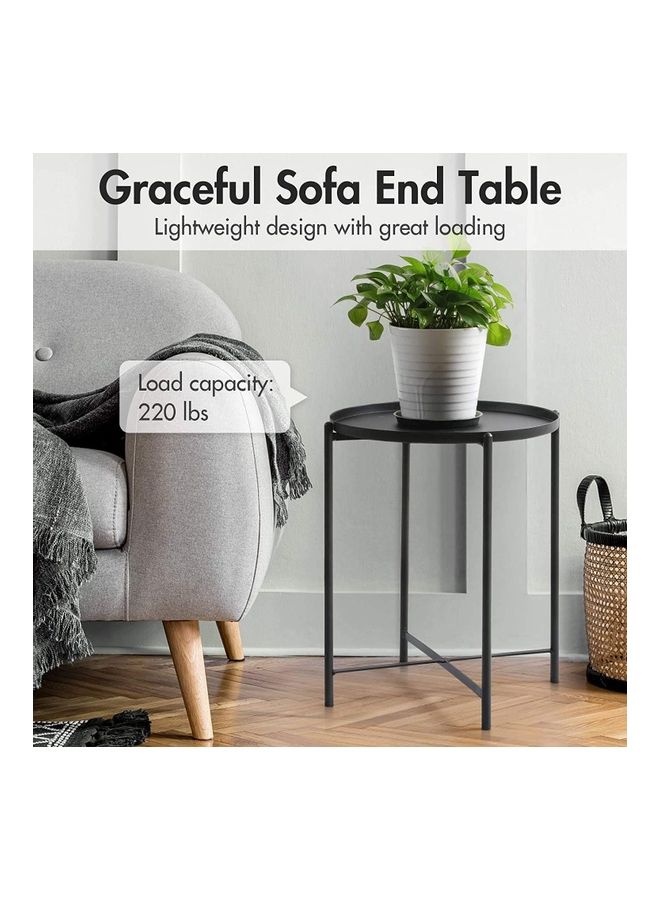 شو وو طاولة طعام مستديرة أسود 52 x 44 x 42سم - Image 4