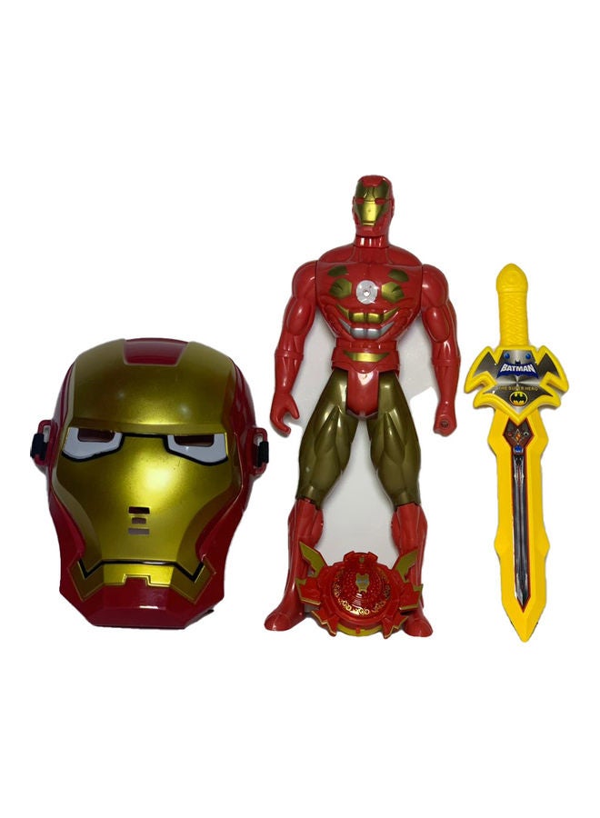 4-Piece Avengers Infinity War Ironman and Battle Constume 33cm - Image 2
