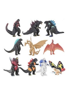 XiuWoo 10-Piece Godzilla Action Figure Toy Set 