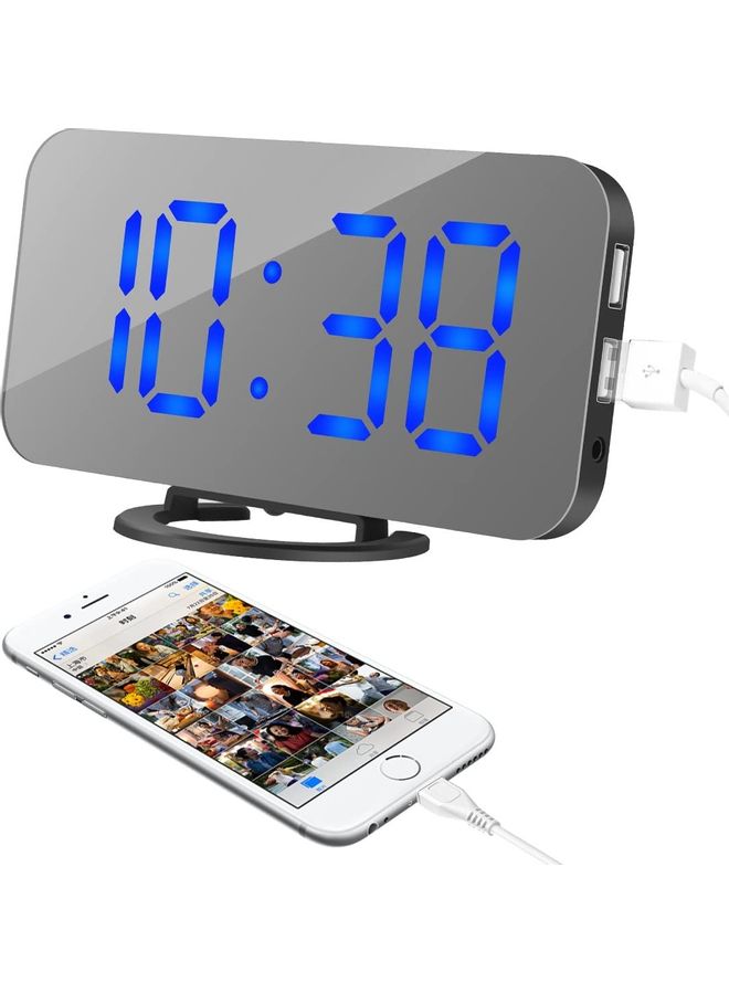 XiuWoo Digital Alarm Clock Multicolour 6.22 x 3.11inch - Image 1