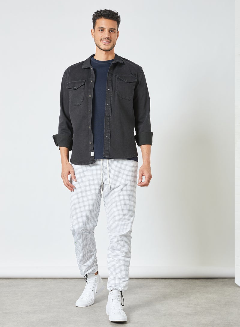 CONVERSE - Checkered Drawstring Pants White - Image 1