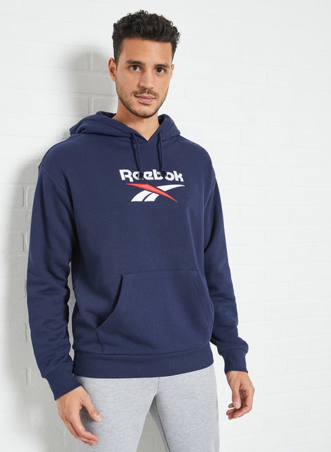 Classics Foundation Vector Hoodie Navy