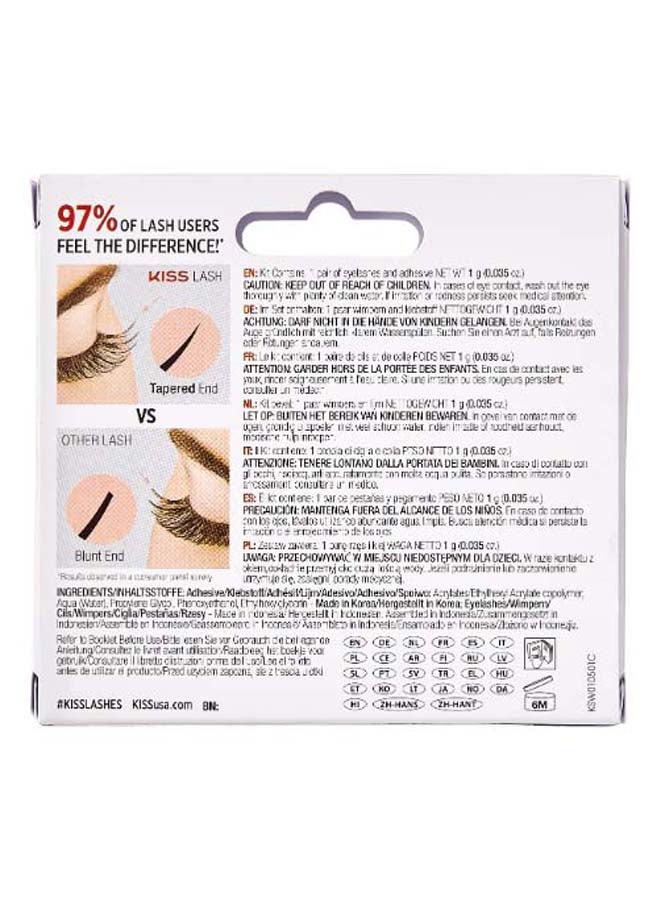 KISS - So Wispy Tapered Lash Collection Black - Image 1