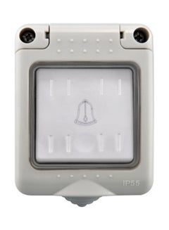 MODI Weatherproof Plug Socket and Switch Box - 1 Gang Grey/White  - Image 1