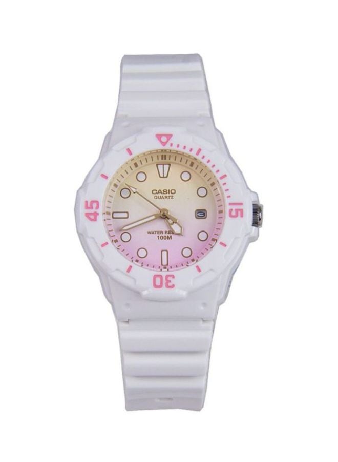 CASIO Women's Resin Analog Watch LRW-200H-4E2VDR - 39 mm - White  - Image 1