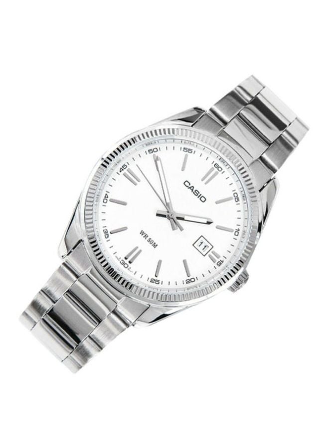 CASIO Stainless Steel Analog Couple Watch Set MTP-1303D-7B + LTP-1303D-7B  - Image 4