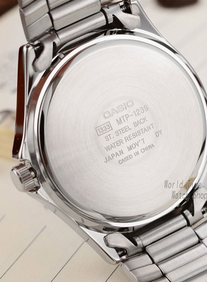 CASIO Stainless Steel Analog Couple Watch Set MTP 1303D 7B LTP 1303D 7B Best Price UAE Dubai Abu Dhabi