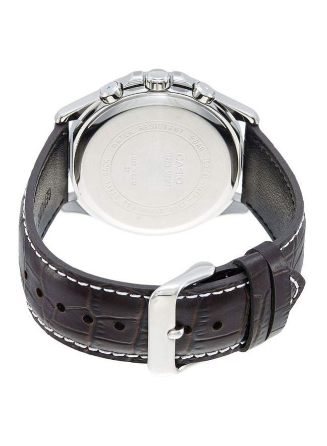 CASIO Men's Enticer Water Resistant Analog Watch Mtp-1374L-7A1 - 47 mm - Black - Image 2