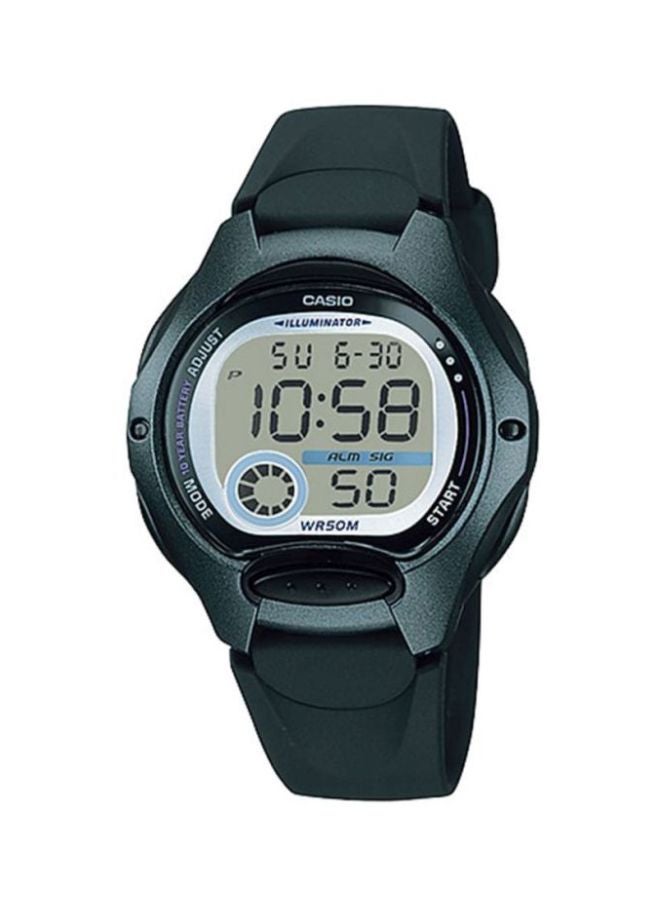 كاسيو ساعة يد رقمية مقاومة للماء طراز LW200-1BV - 35 مم - أسود للنساء - Image 1