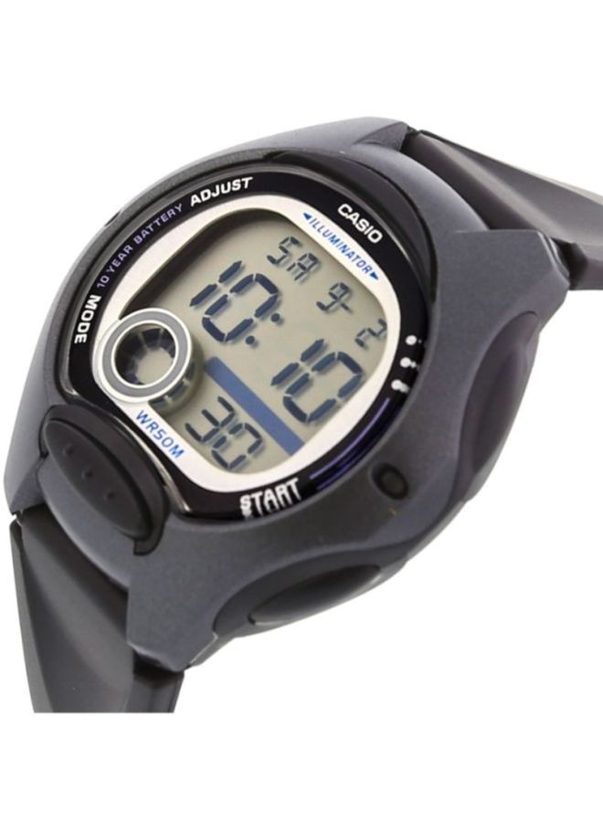 كاسيو ساعة يد رقمية مقاومة للماء طراز LW200-1BV - 35 مم - أسود للنساء - Image 3