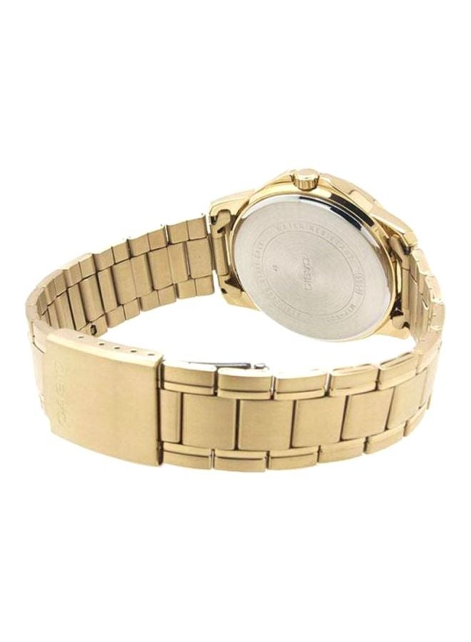 CASIO Men's Stainless Steel Analog Wrist Watch MTP-V004G-7B - Image 4