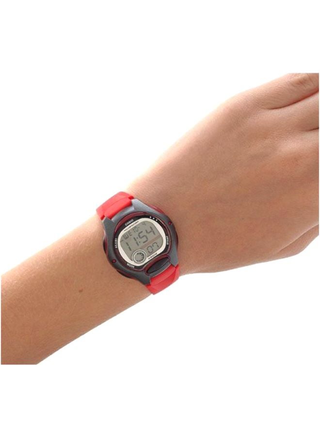 CASIO Women's Resin Digital Wrist Watch LW-200-4AVDF - 35 mm - Red - Image 4