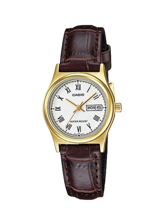 CASIO Women's Dress Water Resistant Analog Watch- LTP-V006GL-7BUDF - 25 mm - Brown  - Image 1