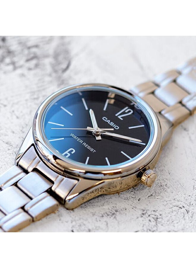 CASIO Women's Stainless Steel Analog Watch LTP V005D 1B - 28 mm - Silver - Image 5