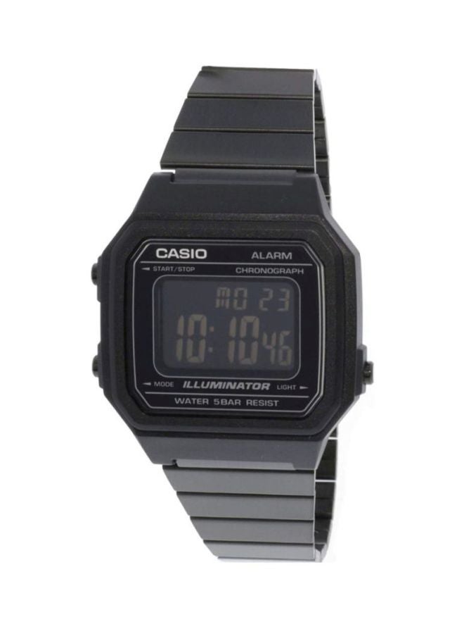 كاسيو ساعة يد رقمية بسوار من الإستانلس ستيل طراز B650WB-1B - مقاس 41 مم - لون أسود - Image 1