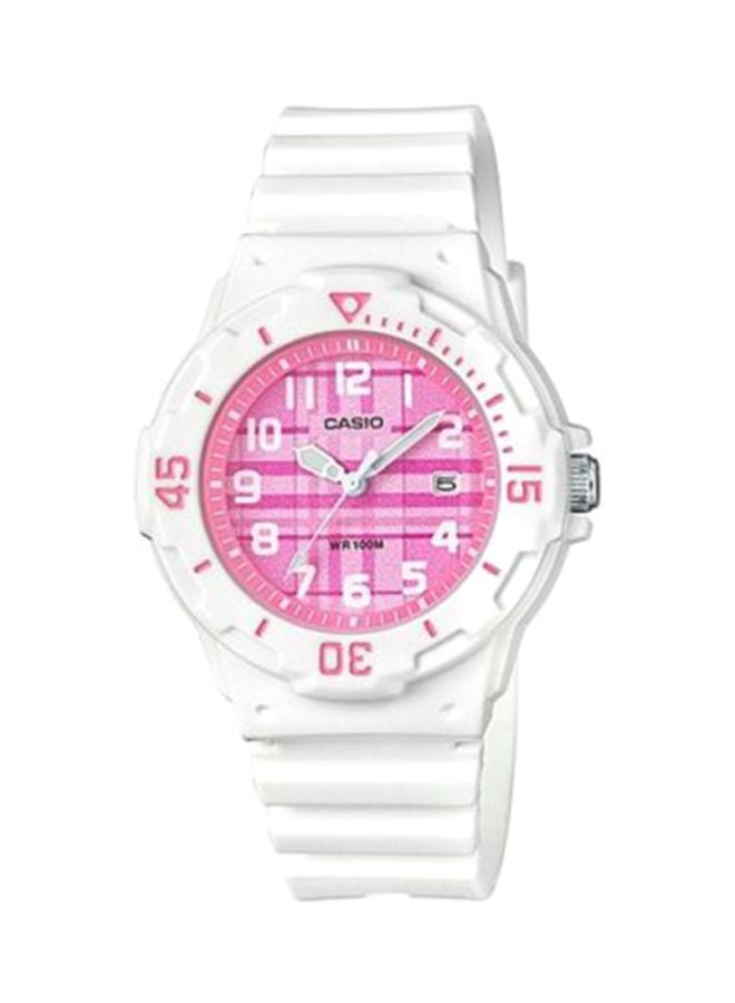 CASIO - Women's Youth Series Analog Watch LRW-200H-4CVDF - 34 mm - White - Image 1