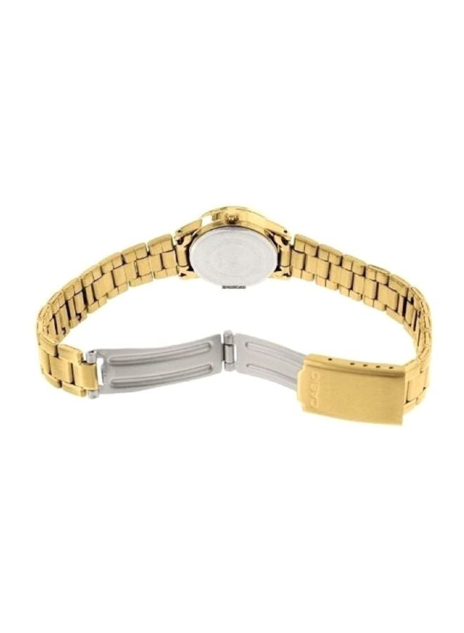 CASIO Women's Stainless Steel Analog Wrist Watch LTP-V002G-7B2UDF - 25 mm - Gold - Image 2