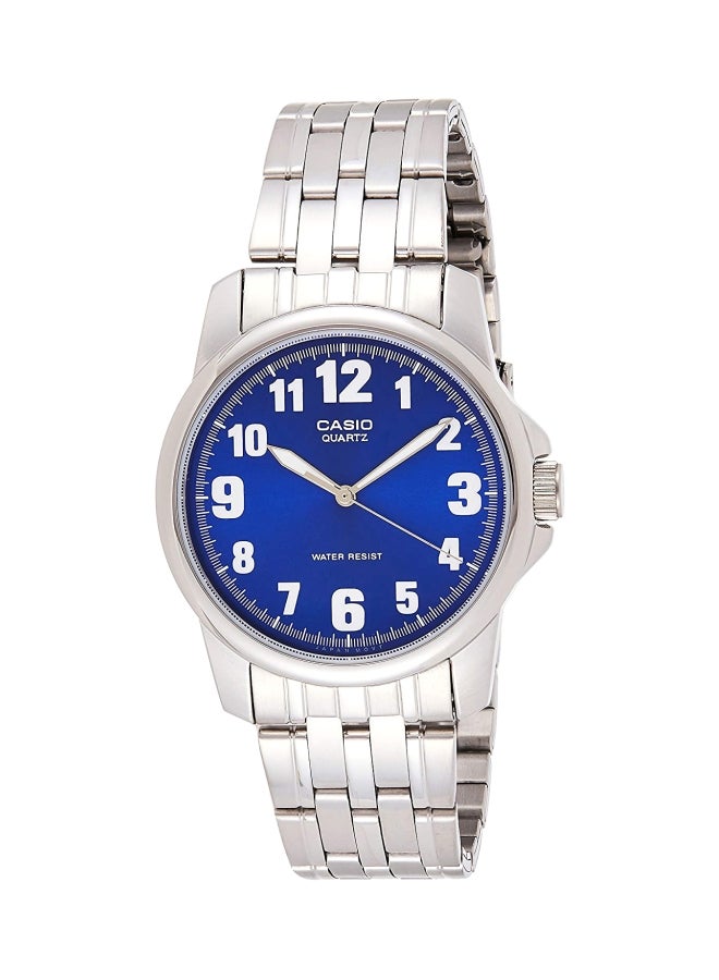 CASIO Men's Stainless Steel Analog Wrist Watch MTP-1216A-2BDF - 40 mm - Silver - Image 1