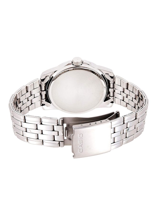 CASIO Men's Stainless Steel Analog Wrist Watch MTP-1216A-2BDF - 40 mm - Silver - Image 2