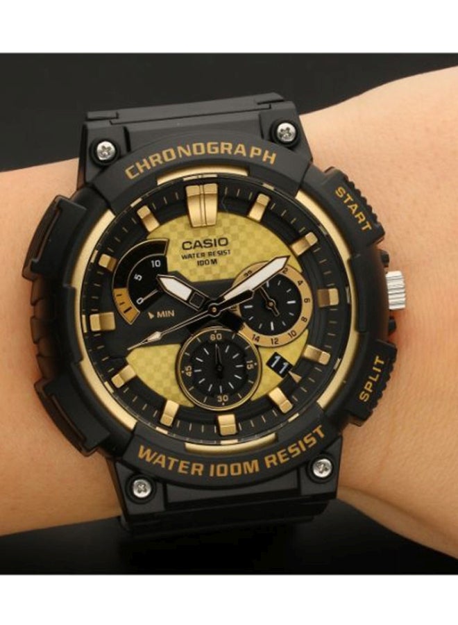 CASIO Men's Resin Chronograph Wrist Watch MCW-200H-9AVEF - 56 mm - Black - Image 5