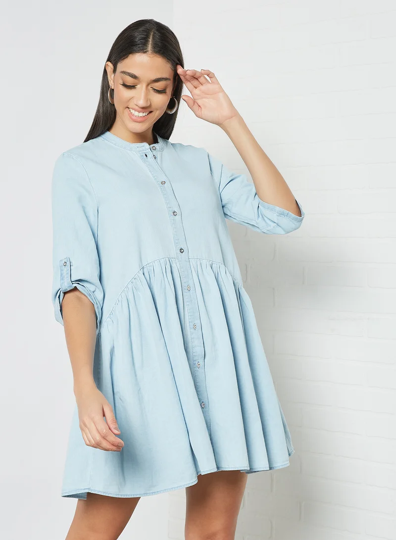 ONLY Button Down Shirt Dress