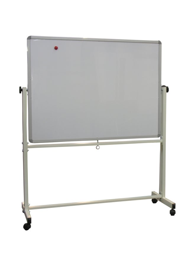 روكو سبورة مغناطيسية بعجلات فضي