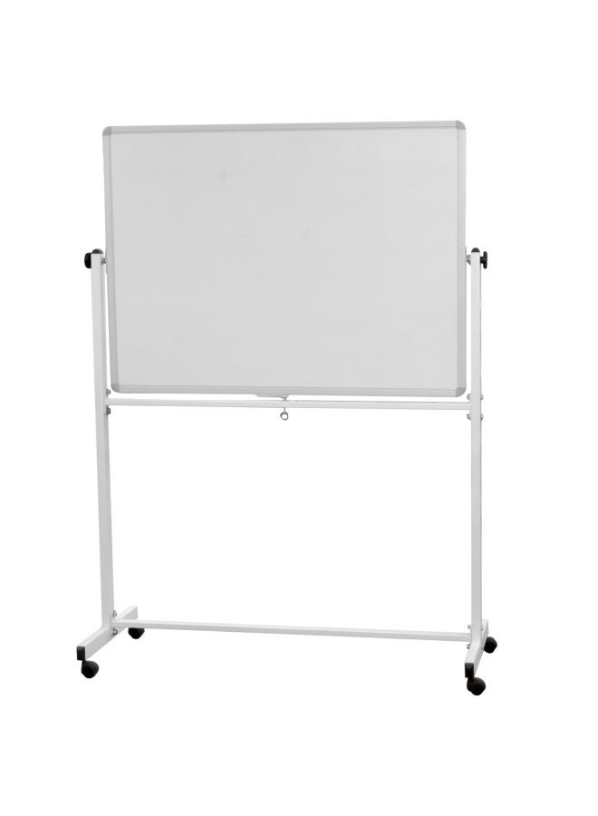 روكو سبورة مغناطيسية بعجلات فضي