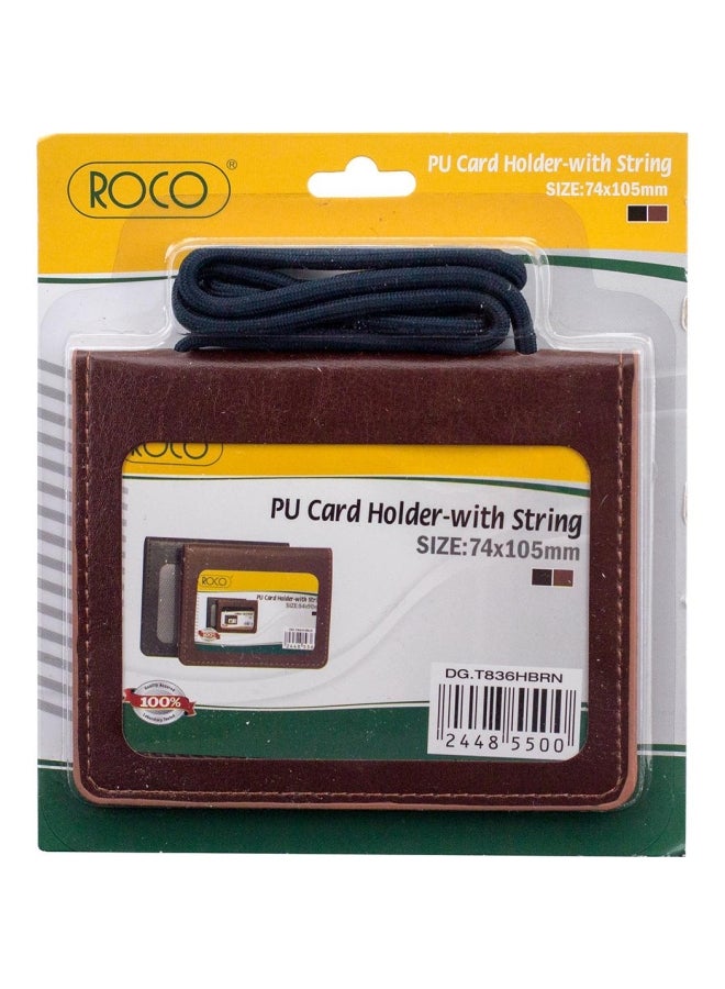 ROCO Fashionable Casual Men's Wallet Brown 