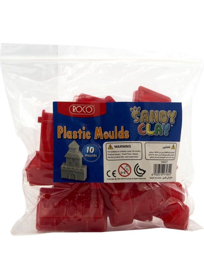 روكو 10-Piece Sandy Mould Set Red - Image 1