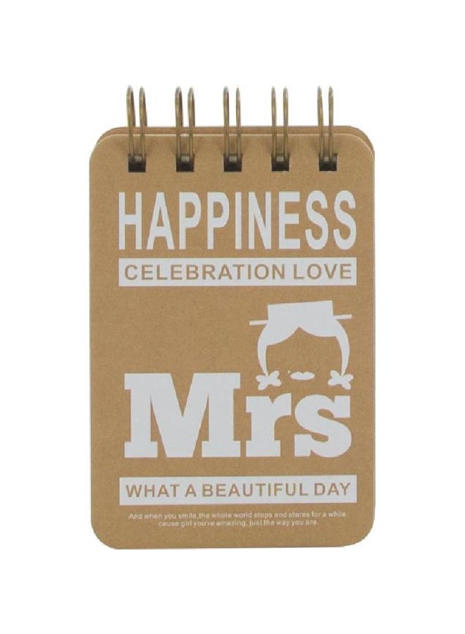 روكو دفتر ملاحظات للمذكرات بني - Image 1