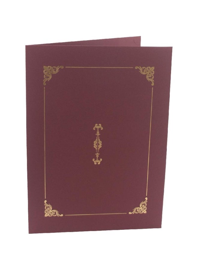 روكو حامل للشهادات أحمر - Image 1