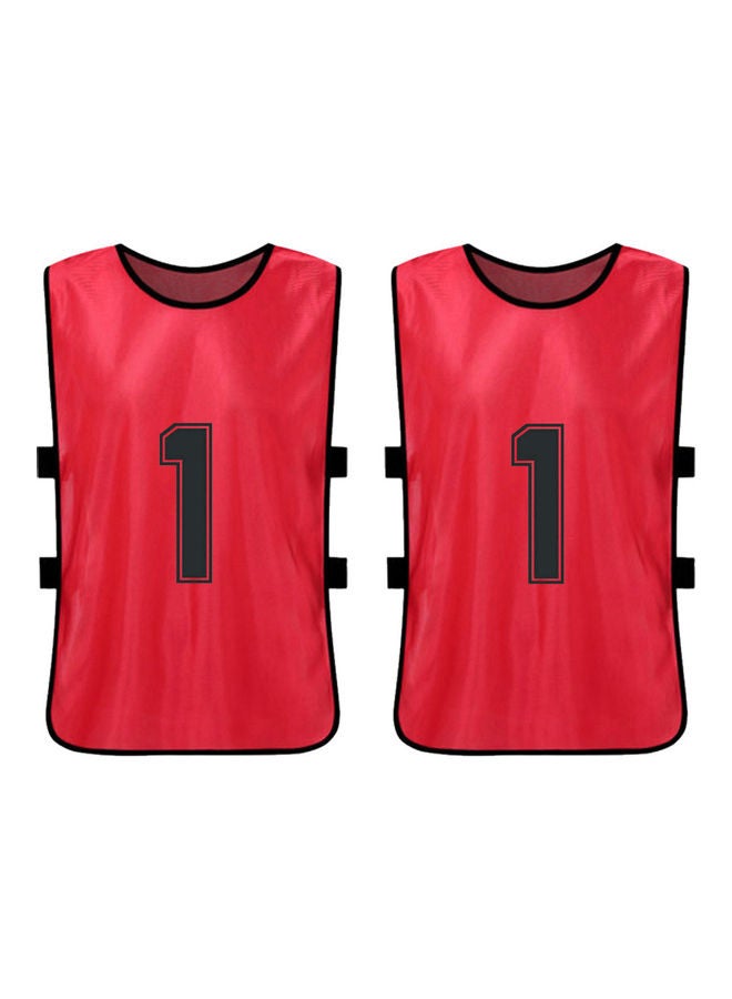 Generic 12-Piece Double-Sided Number Printed Vest Set  - Image 5