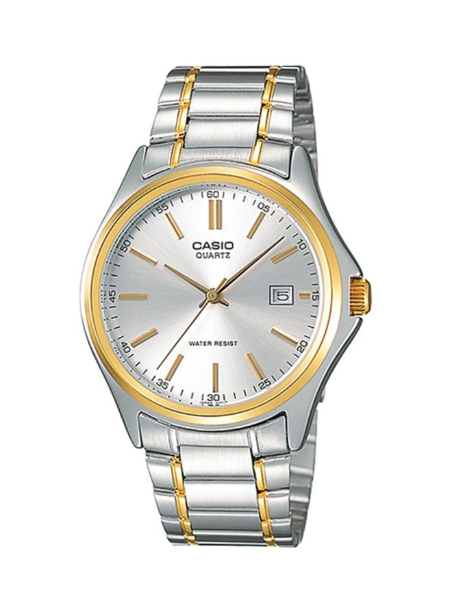 CASIO Men's Men's Stainless Steel Analog Watch MTP-1183G-7A - 38.5 mm - Image 1