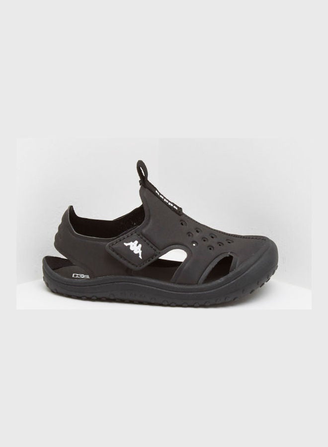Kappa - Perforated Floaters Casual Sandals Black - Image 1