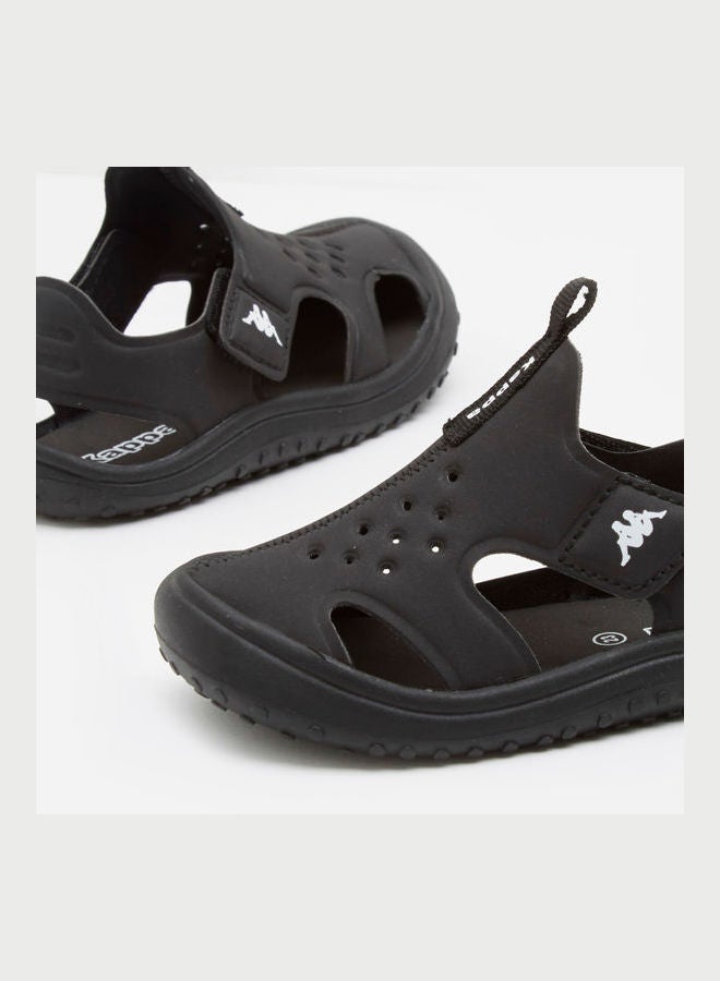 Kappa - Perforated Floaters Casual Sandals Black - Image 1